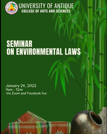 College of Arts Seminar on Environmental Laws