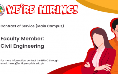 Notice of Hiring: UA Main Campus, Sibalom