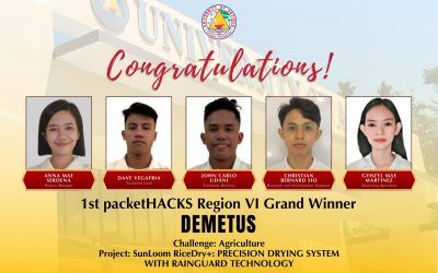 DEMETUS Grand Winner in 1st PacketHACKS, to advance to Nat’l